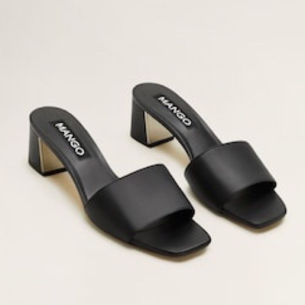 MANGO Heel Leather Sandals